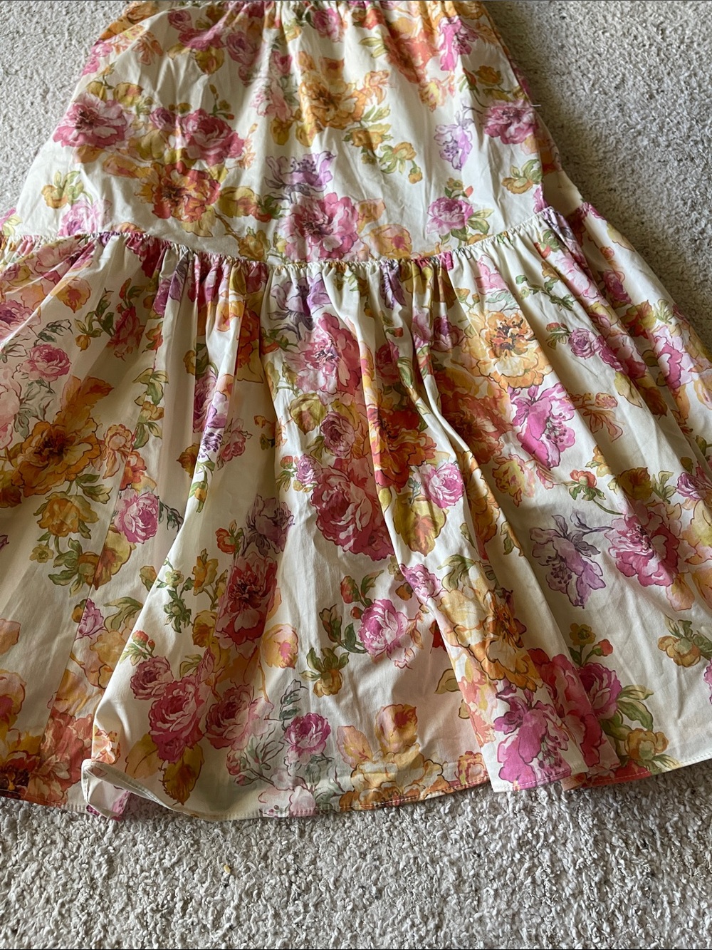 HOUSE OF CB Elia Floral Stretch Cotton Blend Corset Sundress - Picture 7 of 11